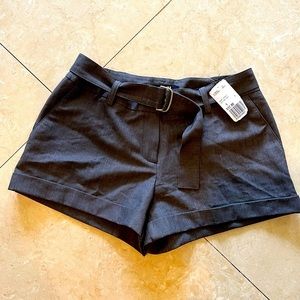 NWT Forever 21- Grey Belted Shorts-Small